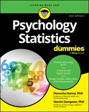Psychology Statistics for Dummies cover image