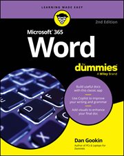 Microsoft 365 Word for Dummies cover image