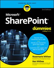 SharePoint for Dummies cover image