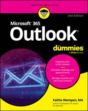 Microsoft 365 Outlook for Dummies cover image