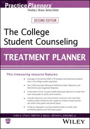The College Student Counseling Treatment Planner cover image