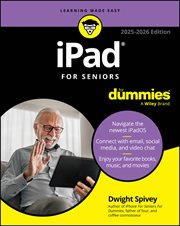 iPad for Seniors for Dummies, 2025 - 2026 Edition cover image