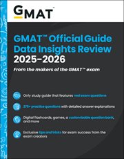 GMAT Official Guide Data Insights Review 2025-2026 : Book + Online Question Bank cover image