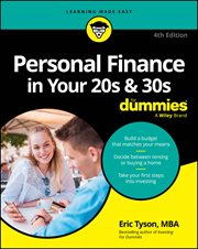 Personal Finance in Your 20s & 30s for Dummies cover image