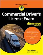 Commercial Driver's License Exam for Dummies cover image