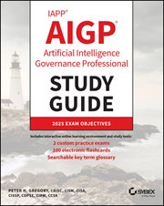 IAPP AIGP Artificial Intelligence Governance Professional Study Guide cover image