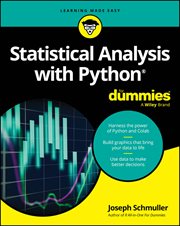Statistical Analysis With Python for Dummies cover image