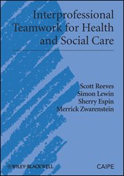 Interprofessional Teamwork for Health and Social Care cover image