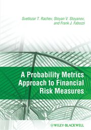 A Probability Metrics Approach to Financial Risk Measures cover image