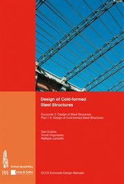 Design of Cold-formed Steel Structures : Eurocode 3: Design of Steel Structures. Part 1-3 Design of Cold-formed Steel Structures cover image