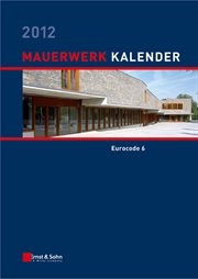 Mauerwerk Kalender 2012 : Schwerpunkt - Eurocode 6 cover image