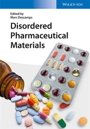 Disordered Pharmaceutical Materials cover image