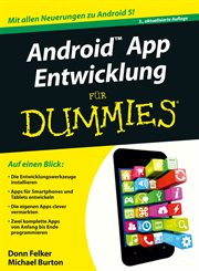 Android App Entwicklung Für Dummies cover image
