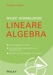 Wiley-Schnellkurs Lineare Algebra cover image