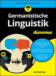 Germanistische Linguistik Für Dummies cover image