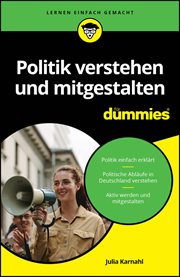 Politik Verstehen Und Mitgestalten Für Dummies cover image