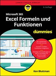 Microsoft 365 Excel Formeln und Funktionen für Dummies cover image