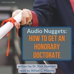 How to get an honorary doctorate cover image