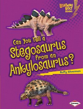 Cover image for Can You Tell a Stegosaurus from an Ankylosaurus?