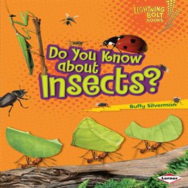 Cover image for Do You Know about Insects?