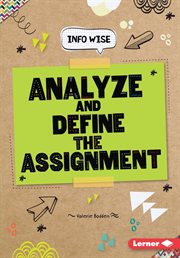 Analyze and define the assignment cover image