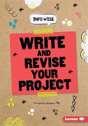 Write and revise your project cover image