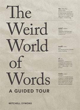 Image de couverture de The Weird World of Words