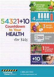 54321+10 countdown to your health for kids cover image