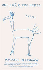 One lark, one horse : poems cover image
