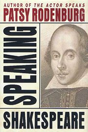 Speaking Shakespeare cover image