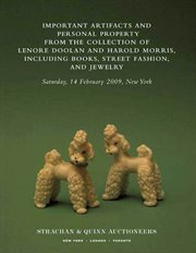 Important Artifacts and Personal Property from the Collection of Lenore Doolan and Harold Morris, cover image