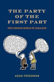 The Party of the First Part : The Curious World of Legalese cover image