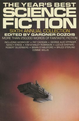 Cover image for The Year's Best Science Fiction: Sixth Annual Collection