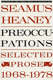 Preoccupations : Selected Prose, 1968-1978 cover image