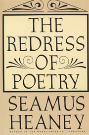 The Redress of Poetry cover image