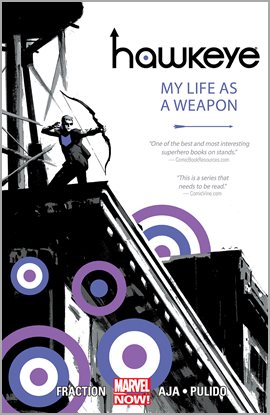 Hawkeye vol. 1: Mi vida como arma, portada del libro