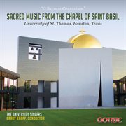 Sacred Music From The Chapel Of Saint Basil cover image