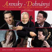 Dohnanyi, E. : Serenade In C Major / Arensky, A.. String Quartet No. 2 (live From El Paso Pro. Musi cover image