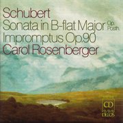 Schubert, F. : Piano Sonata No. 21 / 4 Impromptus, Op. 90 cover image