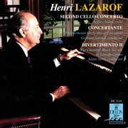 Lazarof, H. : Cello Concerto No. 2 / Concertante For 2 Horns And 16 Strings / Divertimento Ii cover image