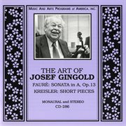 The Art Of Josef Gingold cover image
