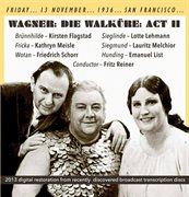 Wagner : Die Walküre, Act Ii (1936) cover image