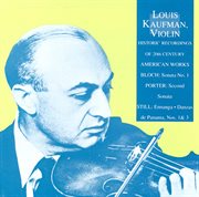 Bloch : Violin Sonata No. 1 / Porter, Q.. Violin Sonata No. 2 / Still. Ennanga / Danzas De Panama cover image