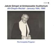 Jakob Gimpel At Ambassador Auditorium (live) cover image