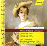 Vivaldi / Telemann / Bach, C.p.e. : Baroque Flute Concertos cover image