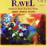 Ravel : Complete Music For Solo Piano cover image