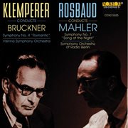 Mahler : Symphony No. 7. Bruckner. Symphony No. 4 "Romantic" cover image