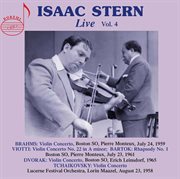 Isaac Stern, Vol. 4 (live) cover image