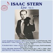 Isaac Stern, Vol. 6 (live) cover image