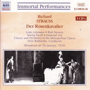 Strauss, R. : Rosenkavalier (der) (lehmann / Stevens) (1939) cover image